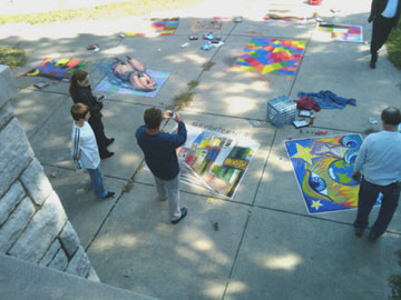 Lots of picture taking going on