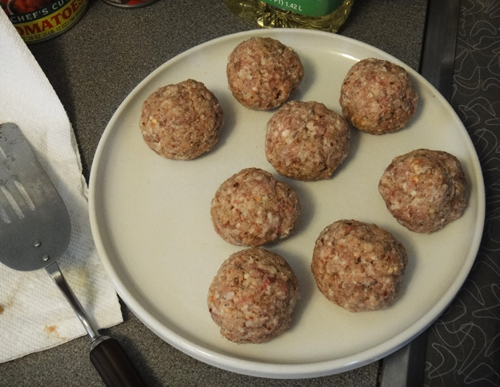 Don't Squeeze them too much, you want nice soft balls