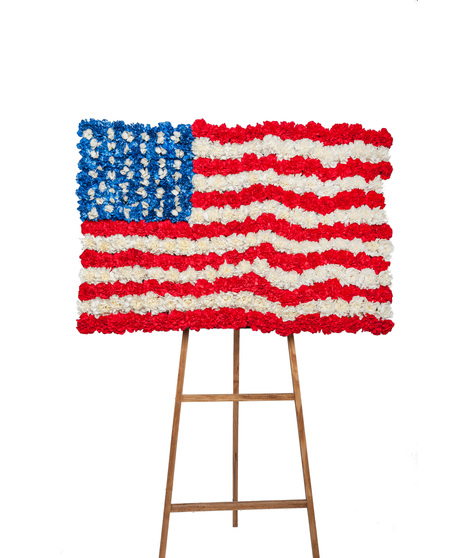 American Flag Easel