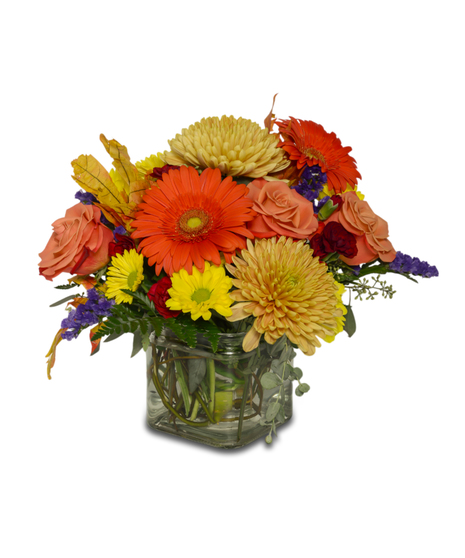 Autumn Glory Cube Bouquet