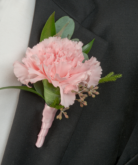 Pink Carnation Boutonniere