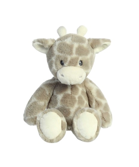 Cuddler Gabby is a soft plush giraffe with beige spots, ivory details, and stitched eyes. A cuddly stuffed animal perfect for babies, toddlers, and nursery gifts.