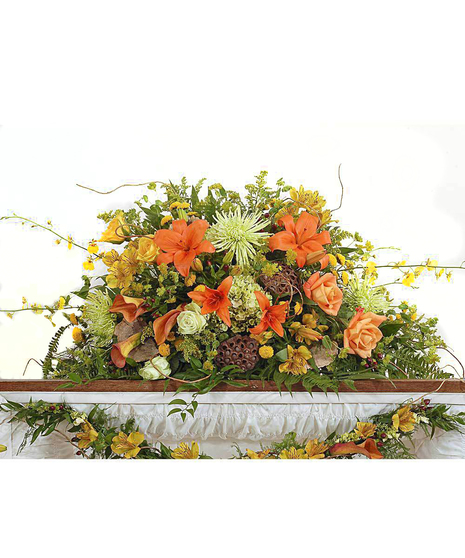 Nature In Bloom Casket Lid Piece