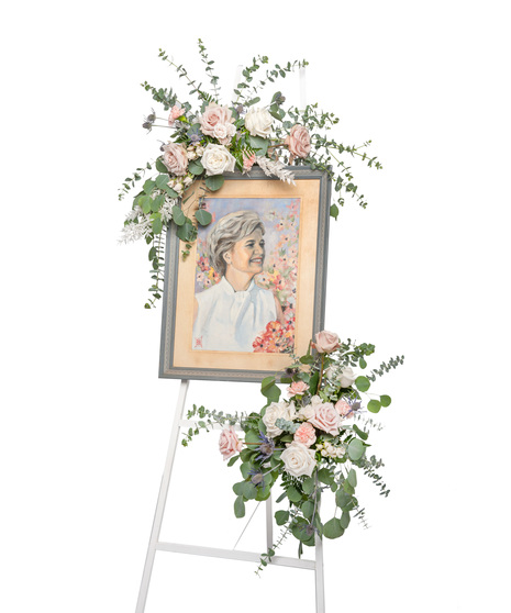 Pure Grace Frame Florals