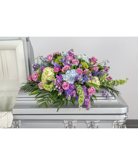 Bold Heartfelt Casket Spray