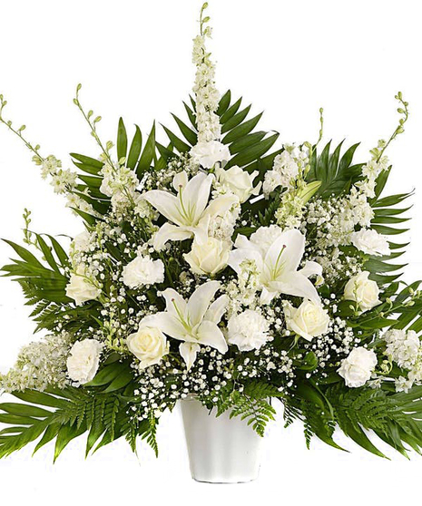 Elegant White Modern Traditional Display