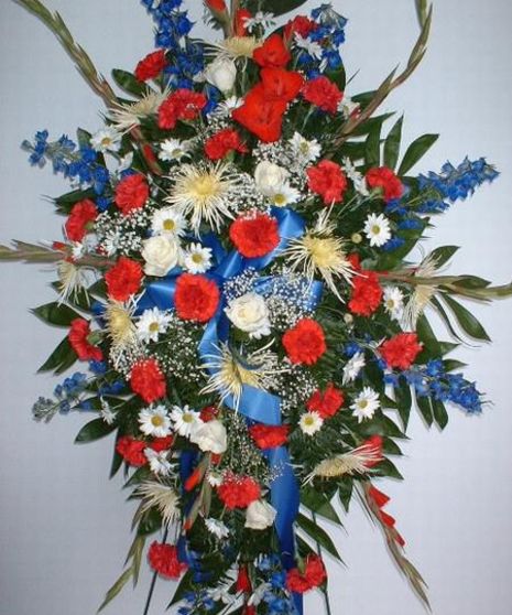 Standing Patriotic Tribute Over 6 feet tall