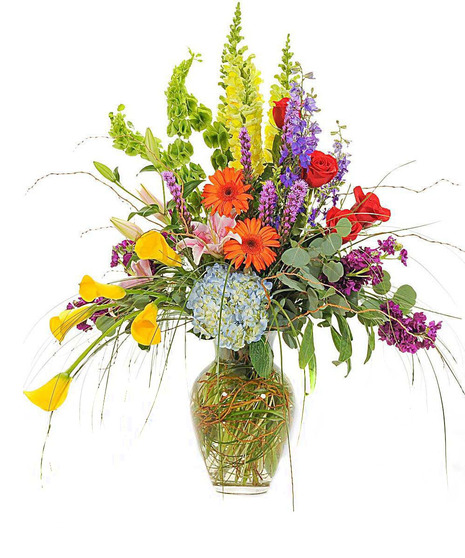 Vivid Euro Garden Vase Display