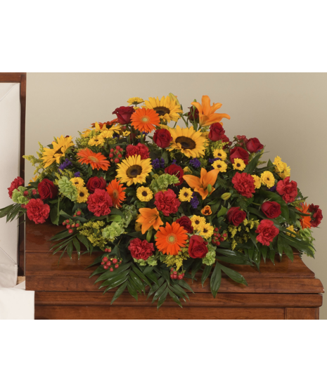 Woodland Themed Casket