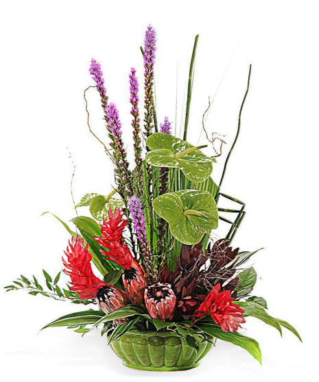 Tropical Fusion Floor or Podium Arrangement