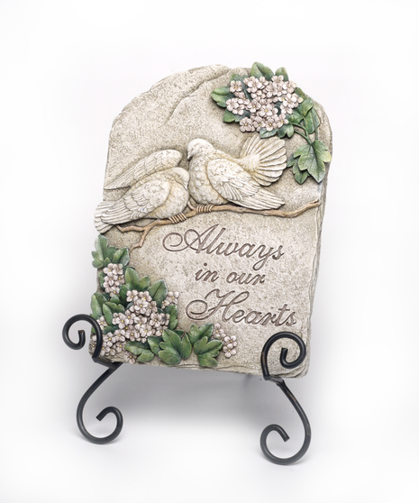 ALWAYS IN OUR HEARTS - Stepping Stone / Wall Plaque