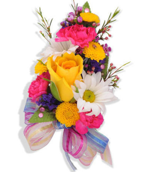 Bright & Colorful Corsage