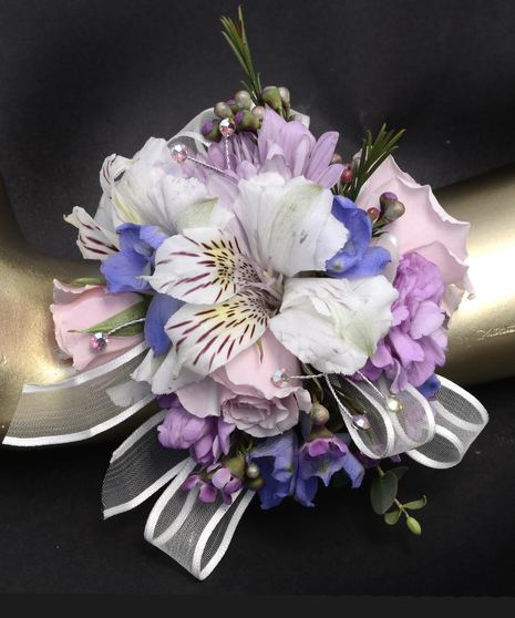 Sweet Pastels Wristlet Corsage