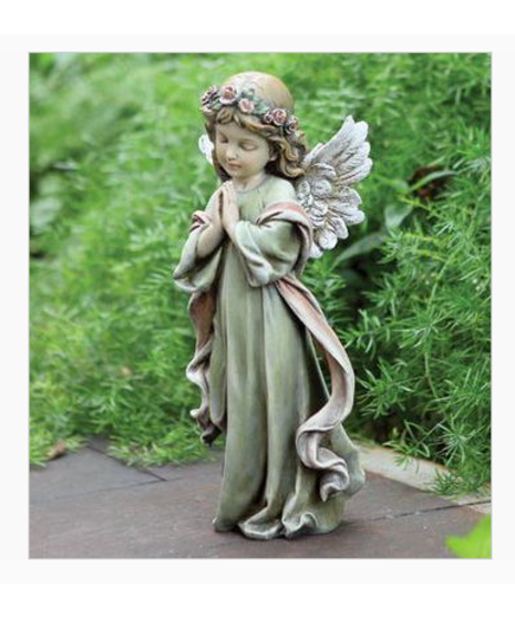 Standing Angel Rose Crown