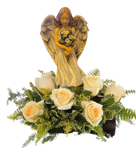 Standing Girl Angel Arrangement