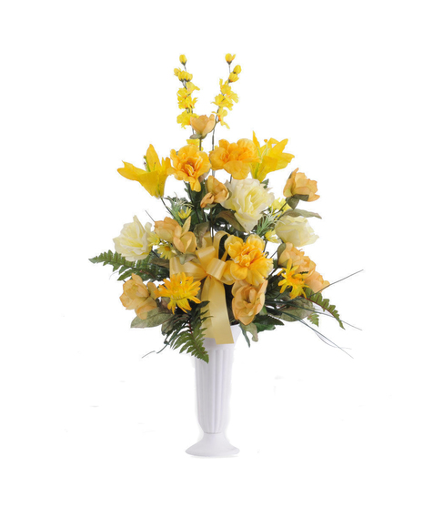 Summer /  Fall Cemetery Cone Display